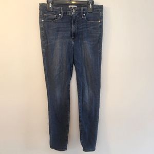 Good American High Rise Skinny Blue Jeans Size 16